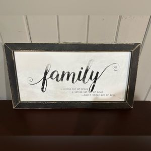Family Sign